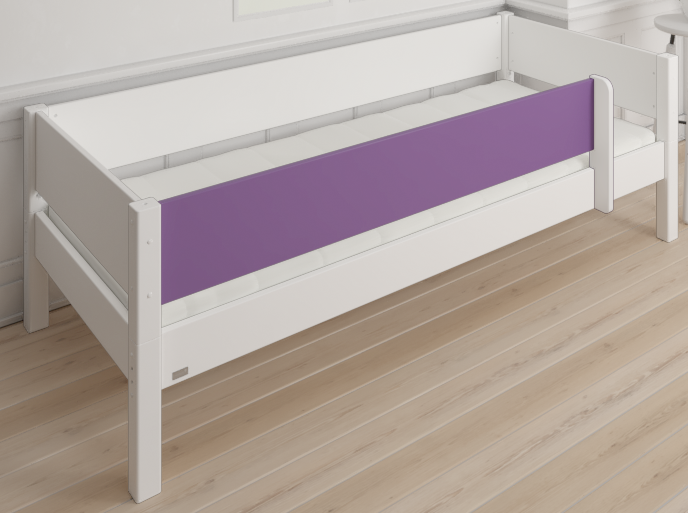 Kinderbett Junior weiß lila Holz