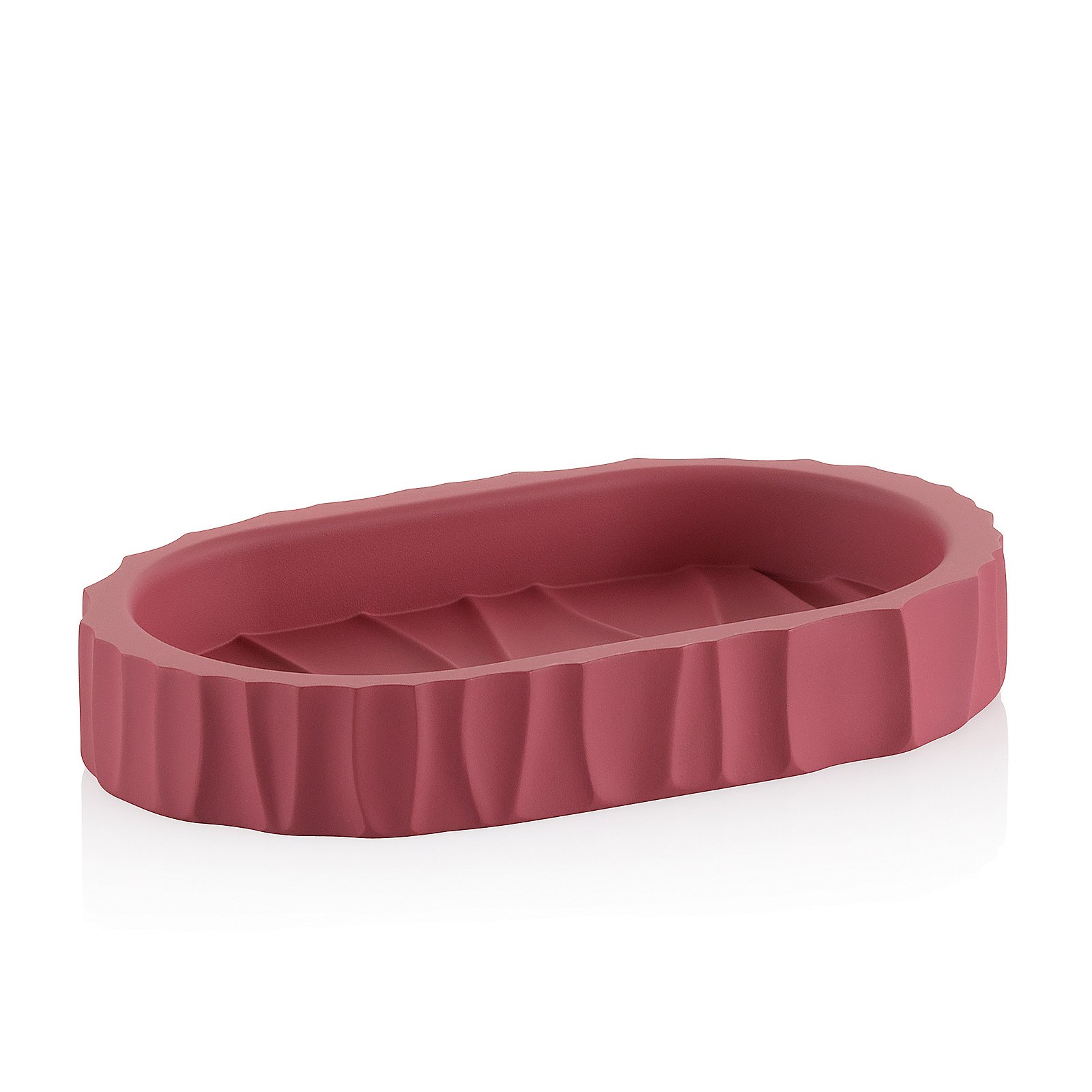 Seifenschale Merida himbeerrot Polyresin