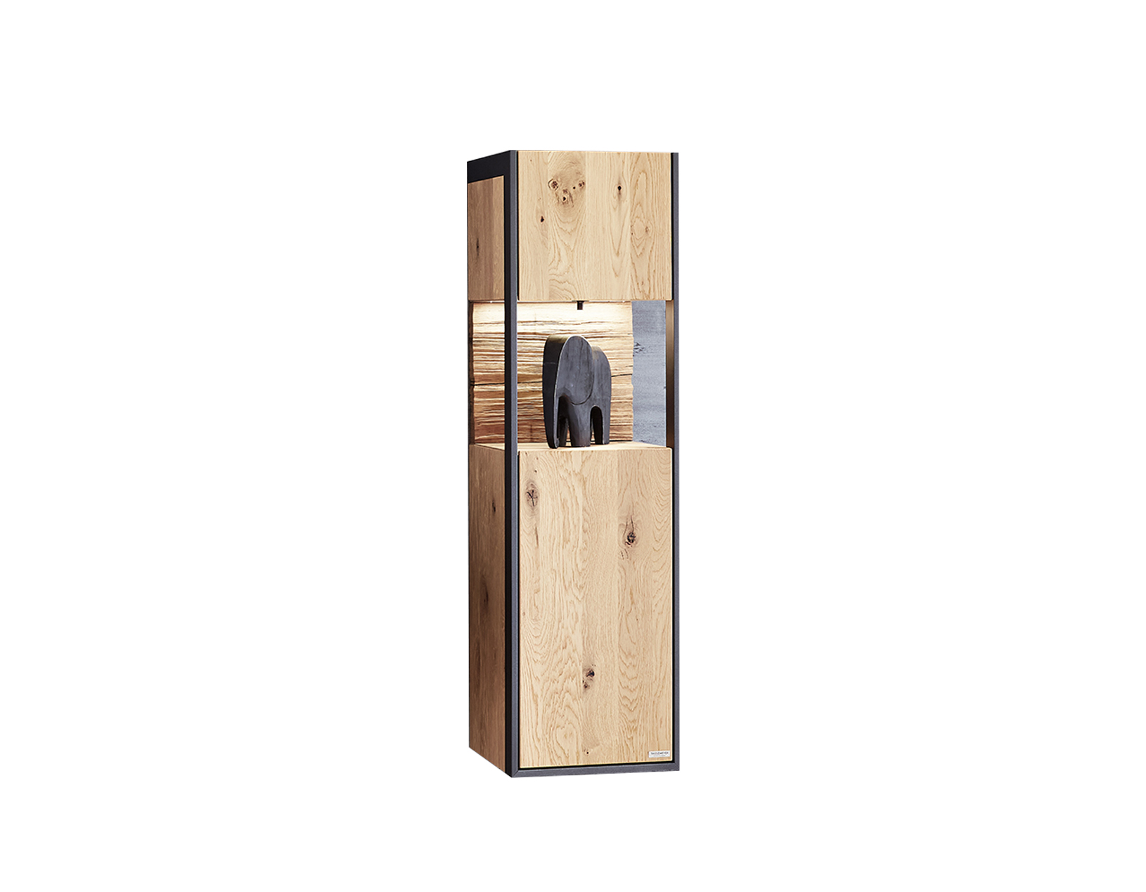 Hängeschrank Steel braun Wildeiche