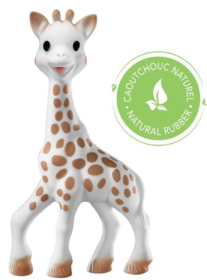 Greifling/Zahnungshilfe Sophie la girafe braun weiß Naturkautschuk
