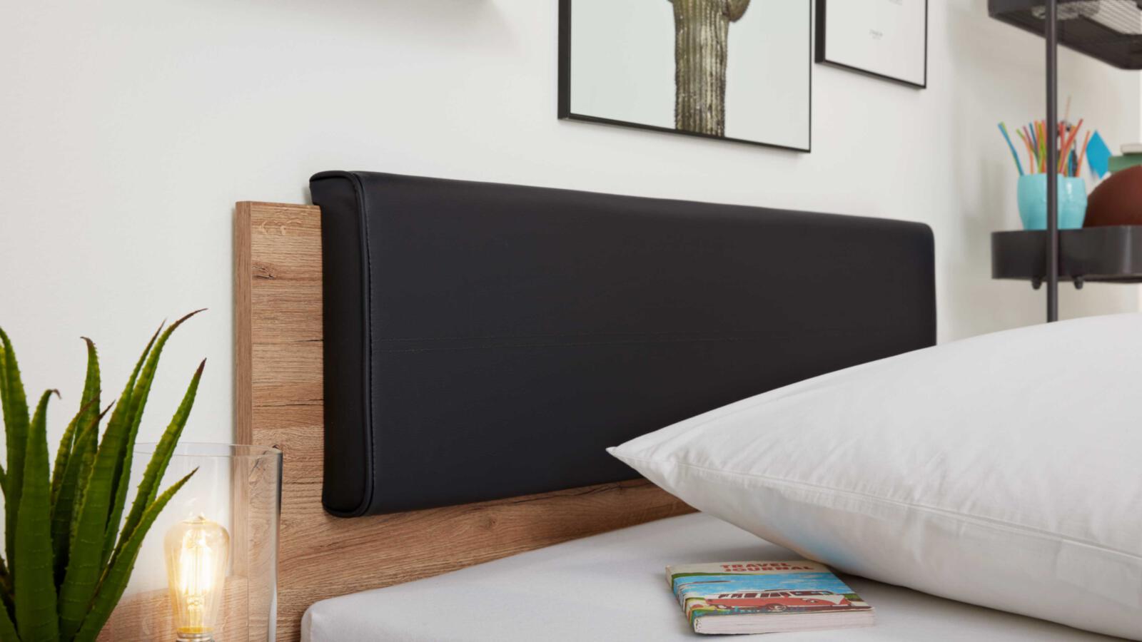 Bettanlage Interliving 1701 Eiche anthrazit
