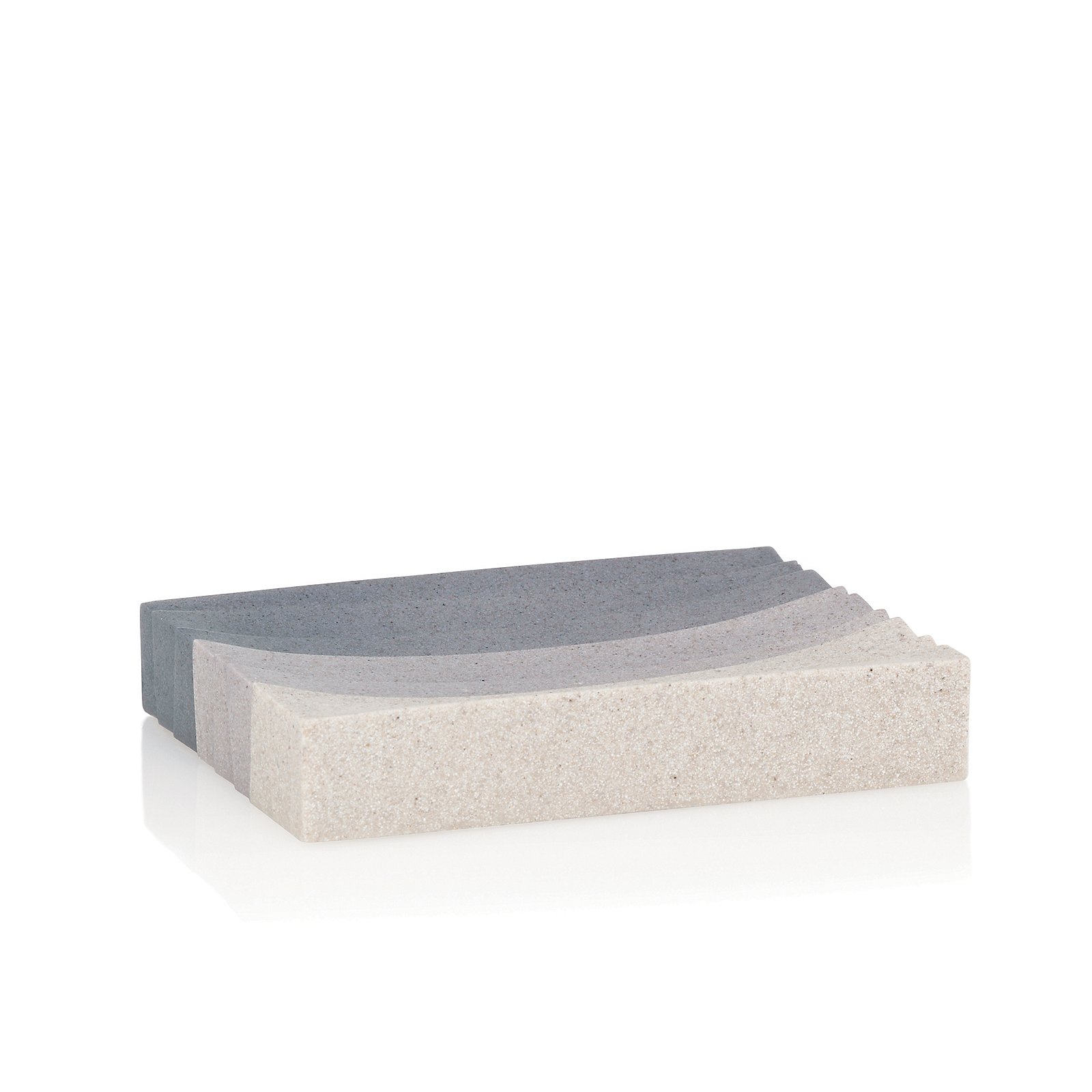 Seifenschale VALURA braun B12/H2/T9cm Polyresin