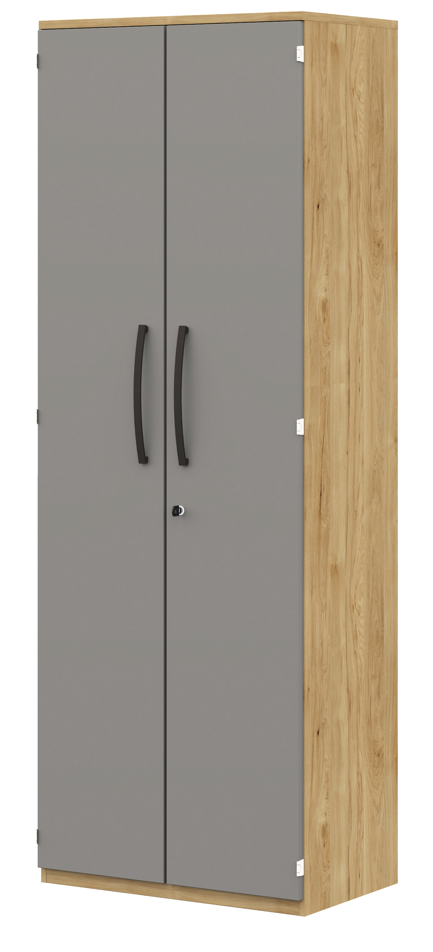 Aktenschrank Techno grau Eiche