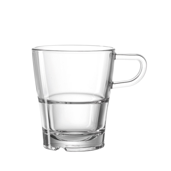 Cappuccino-/Kaffeetasse SENSO klar konisch