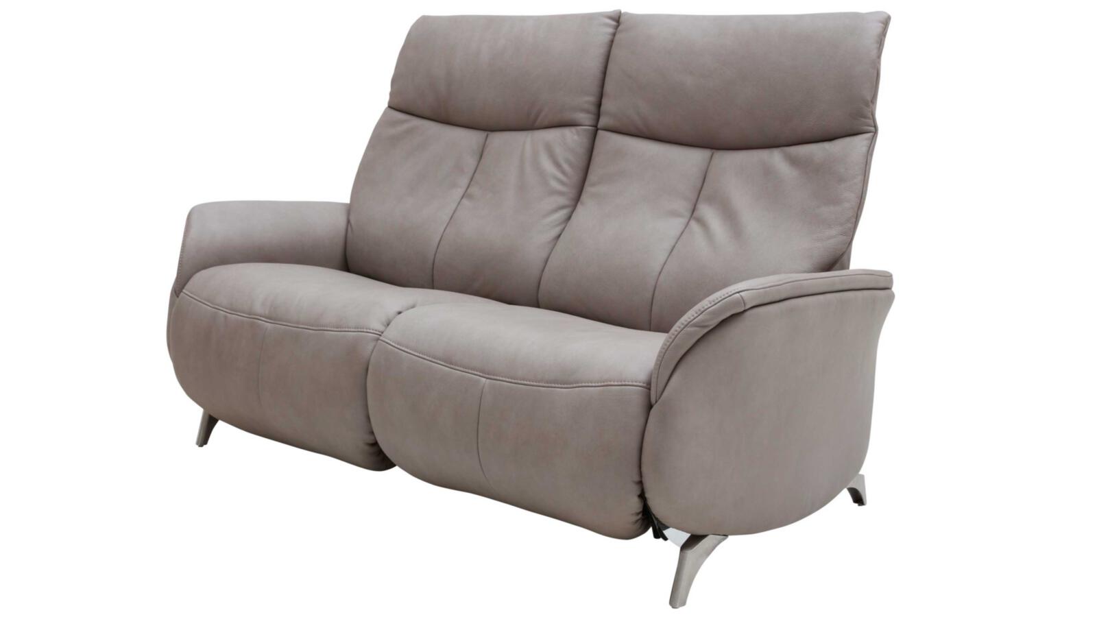 2-Sitzer Sofa Interliving 4211 grau Leder