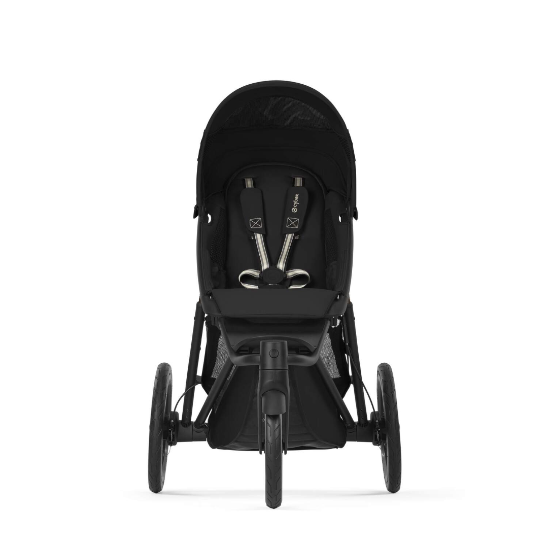 Kinderwagen Avi Spin schwarz Kunststoff Metall Stoff