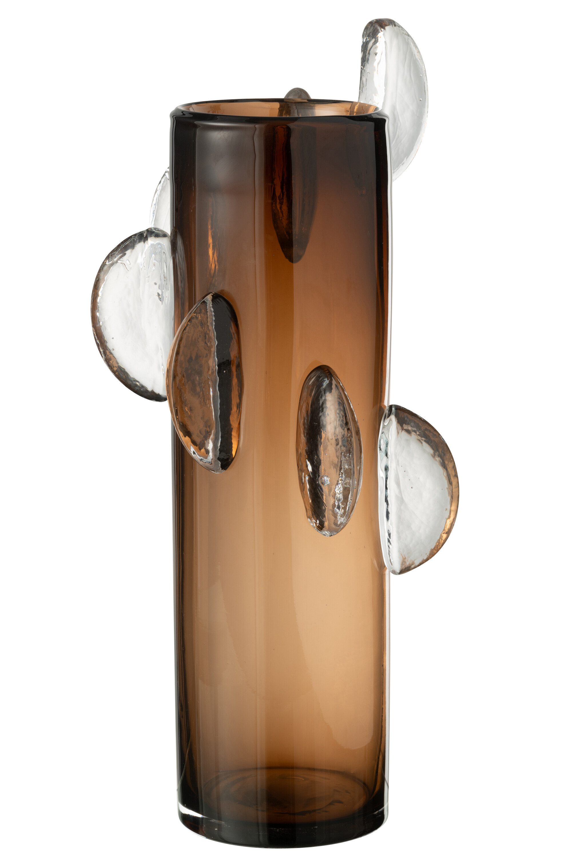 Vaso in vetro Steggy marrone L