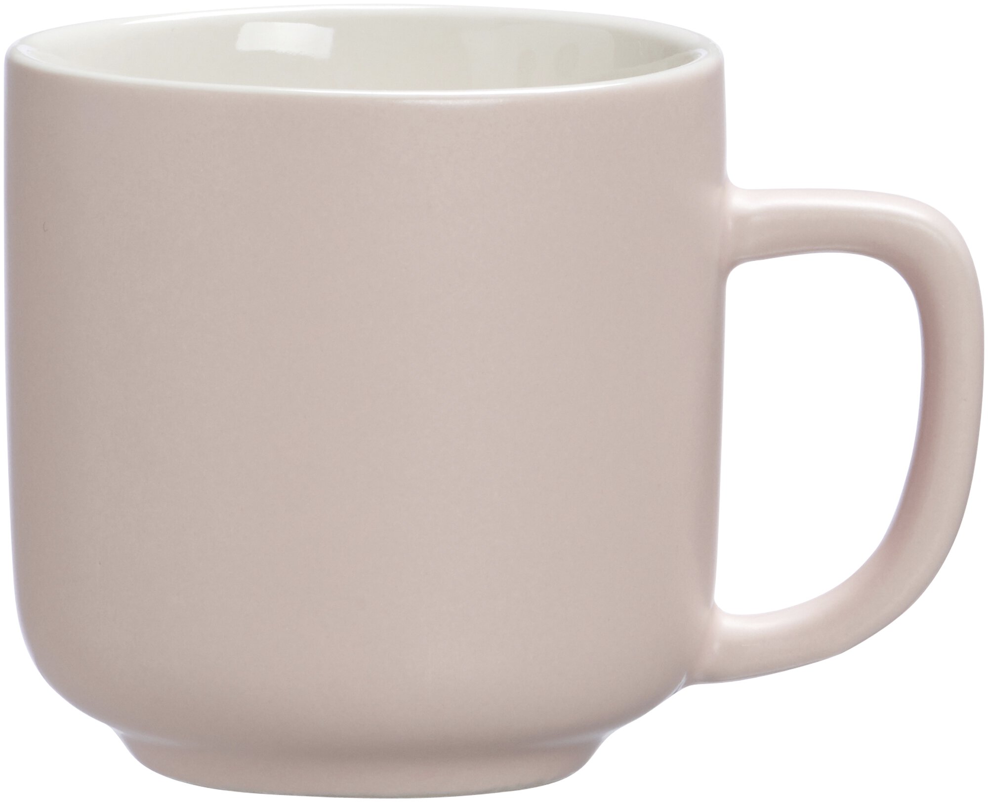 Espresso-Obertasse STANDARD Rosa Steinzeug