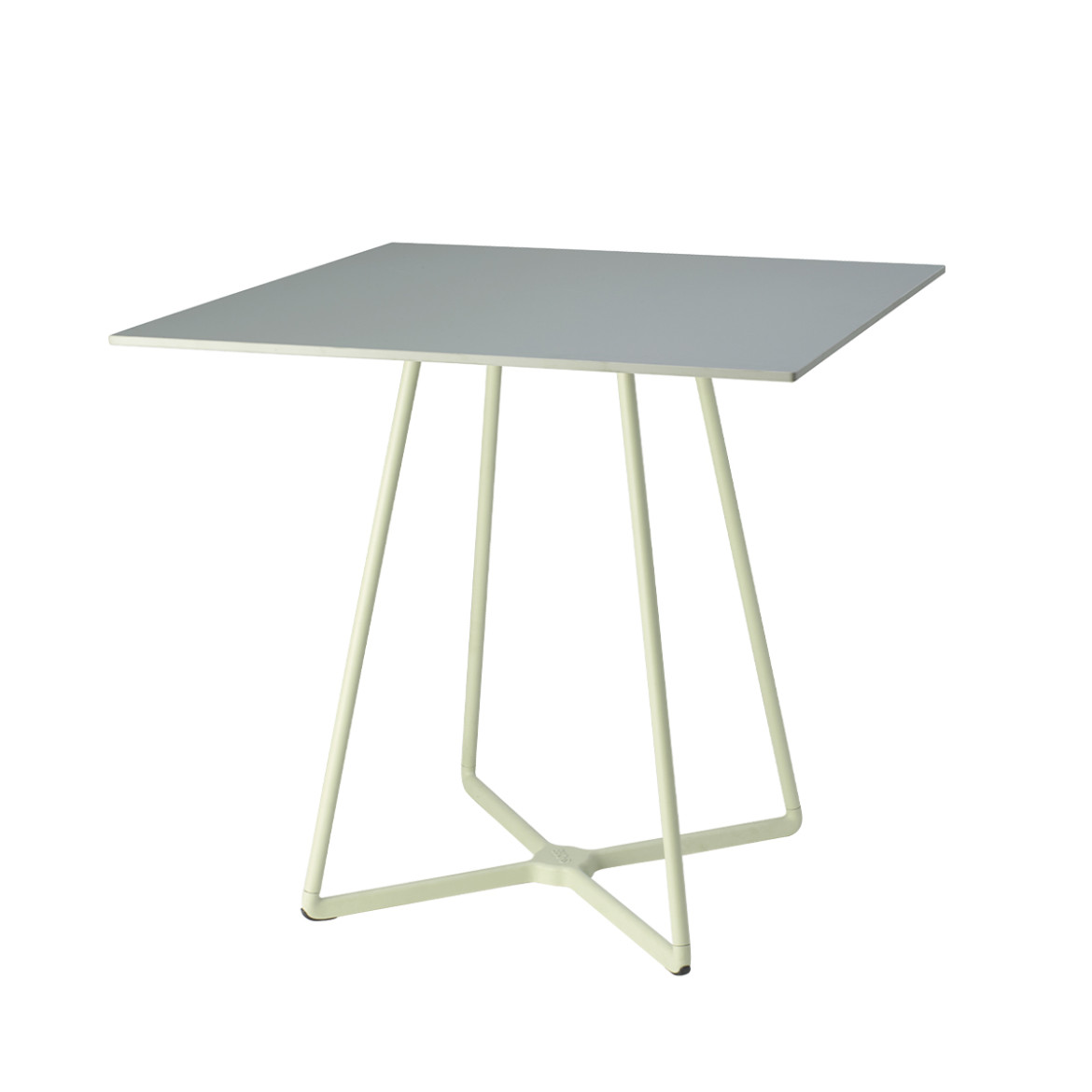 Outdoor StratificatoTavolo compatto legno verde alluminio