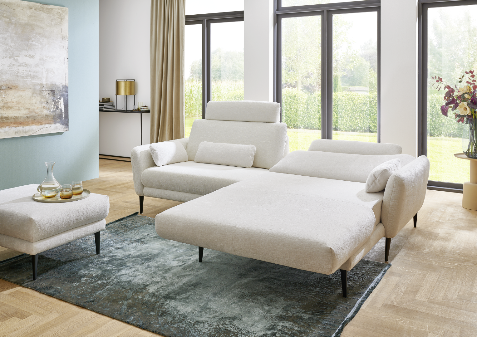 Couchgarnitur MM-ZE1191 Stoff natur