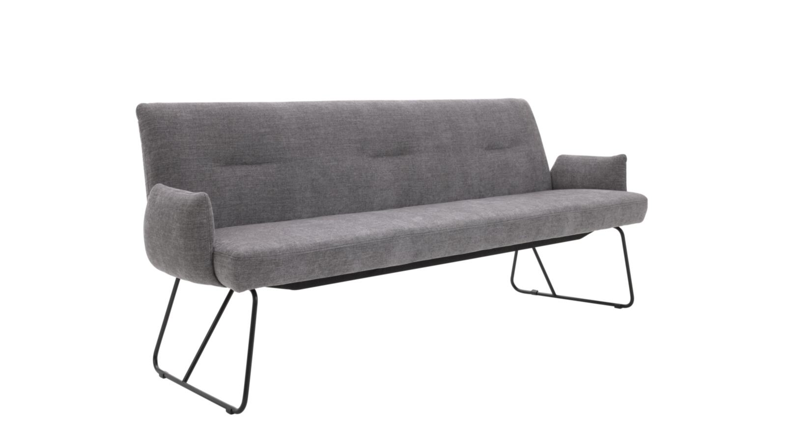 Bank Interliving 5504 grau Stoff