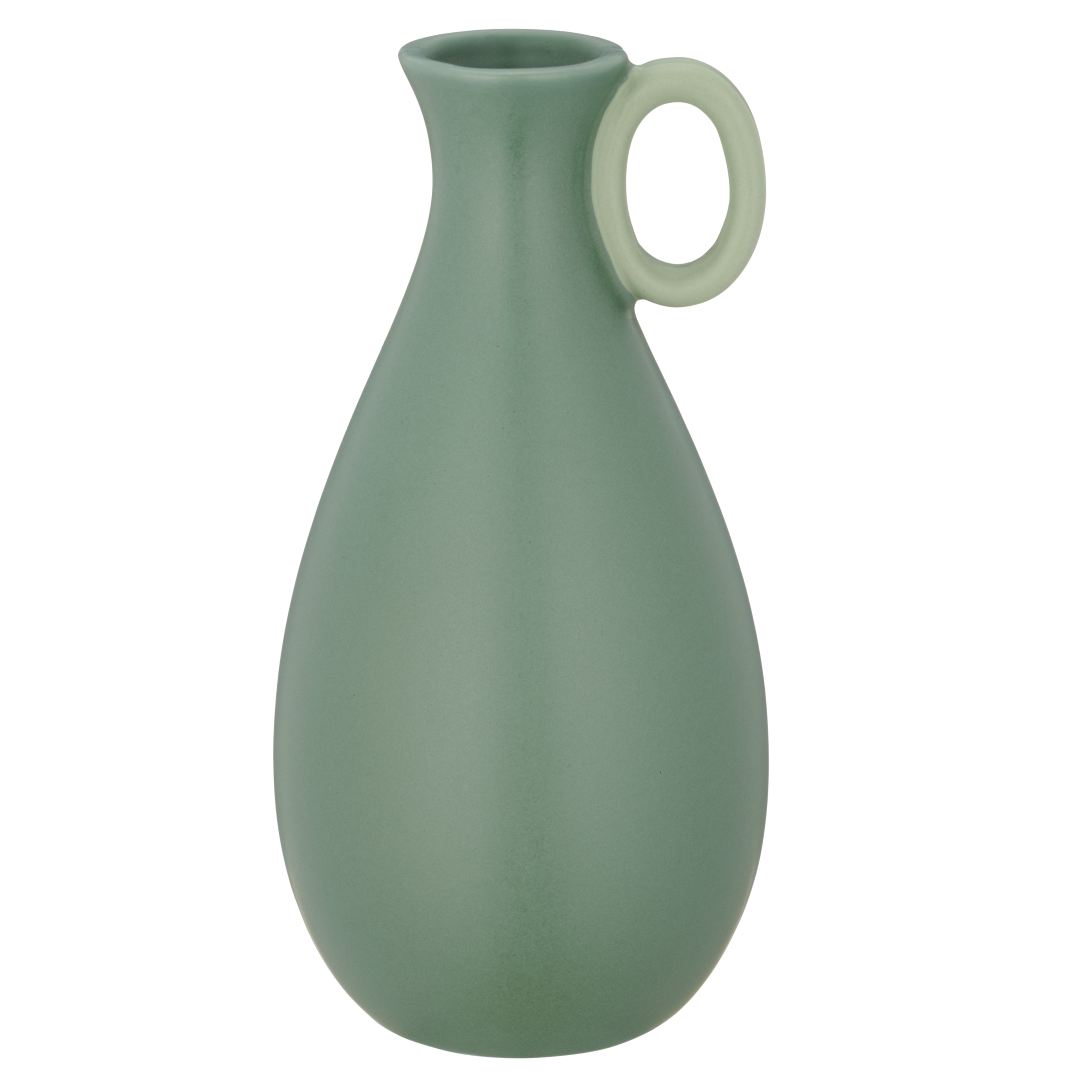 Vaso in porcellana verde gelsomino