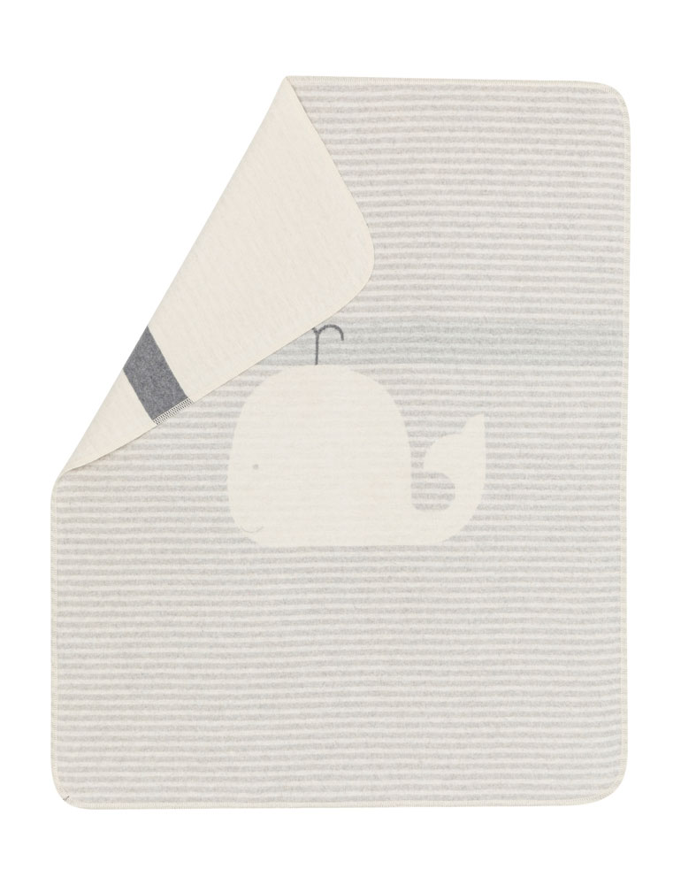 Babydecke Wal Juwel beige Baumwolle Viskose