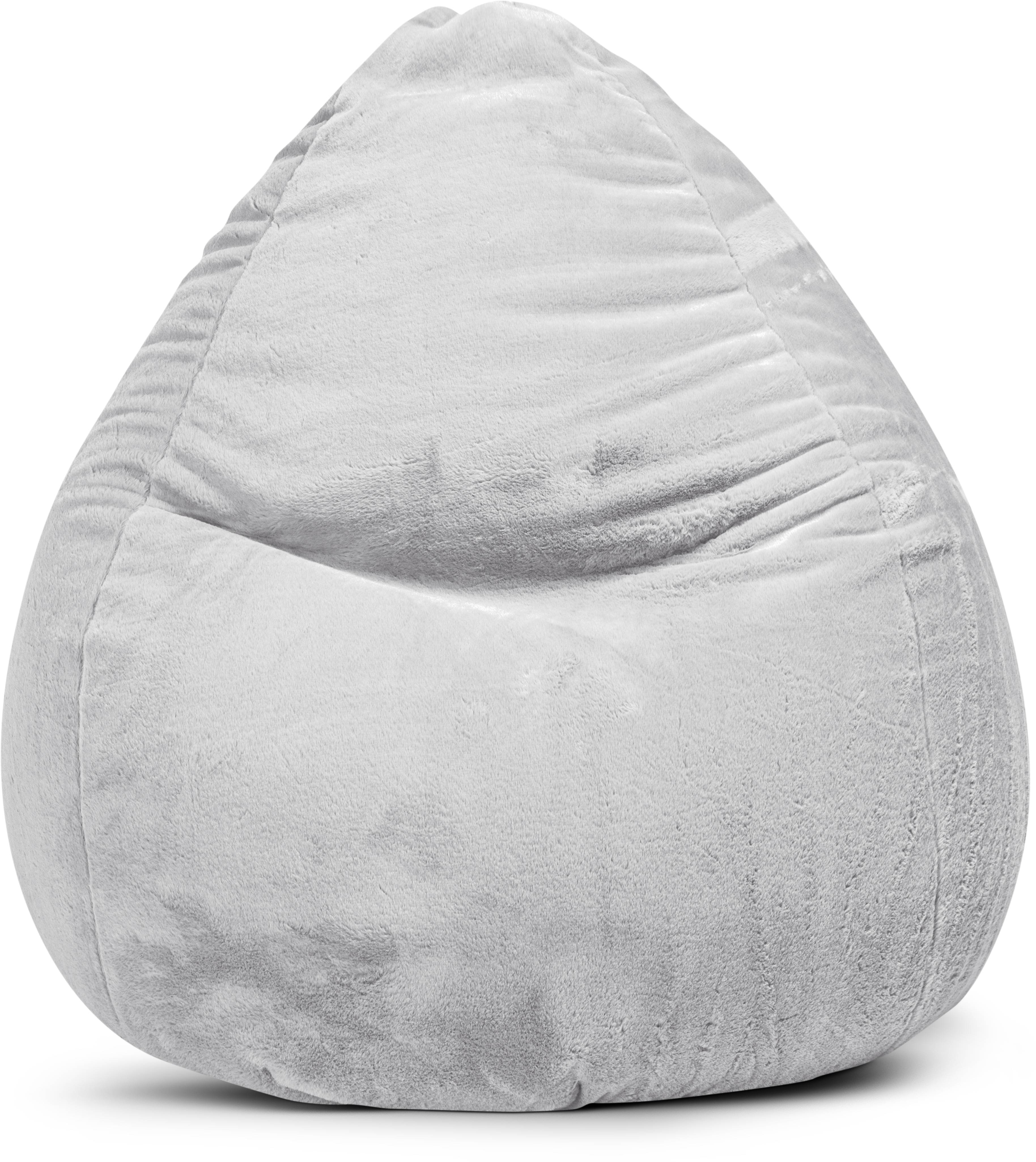 Sitzsack Softy grau Stoff
