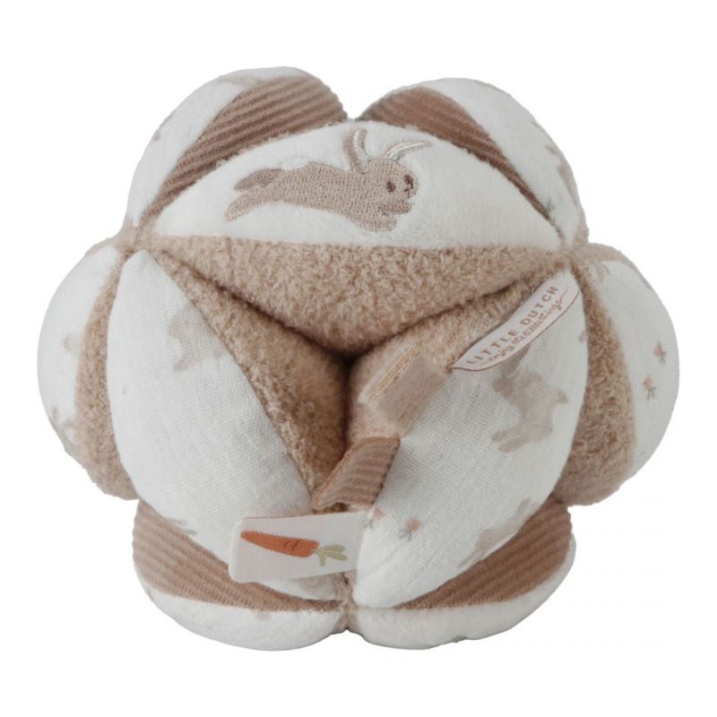 Greifball Little Dutch weiß braun Polyester Baumwolle