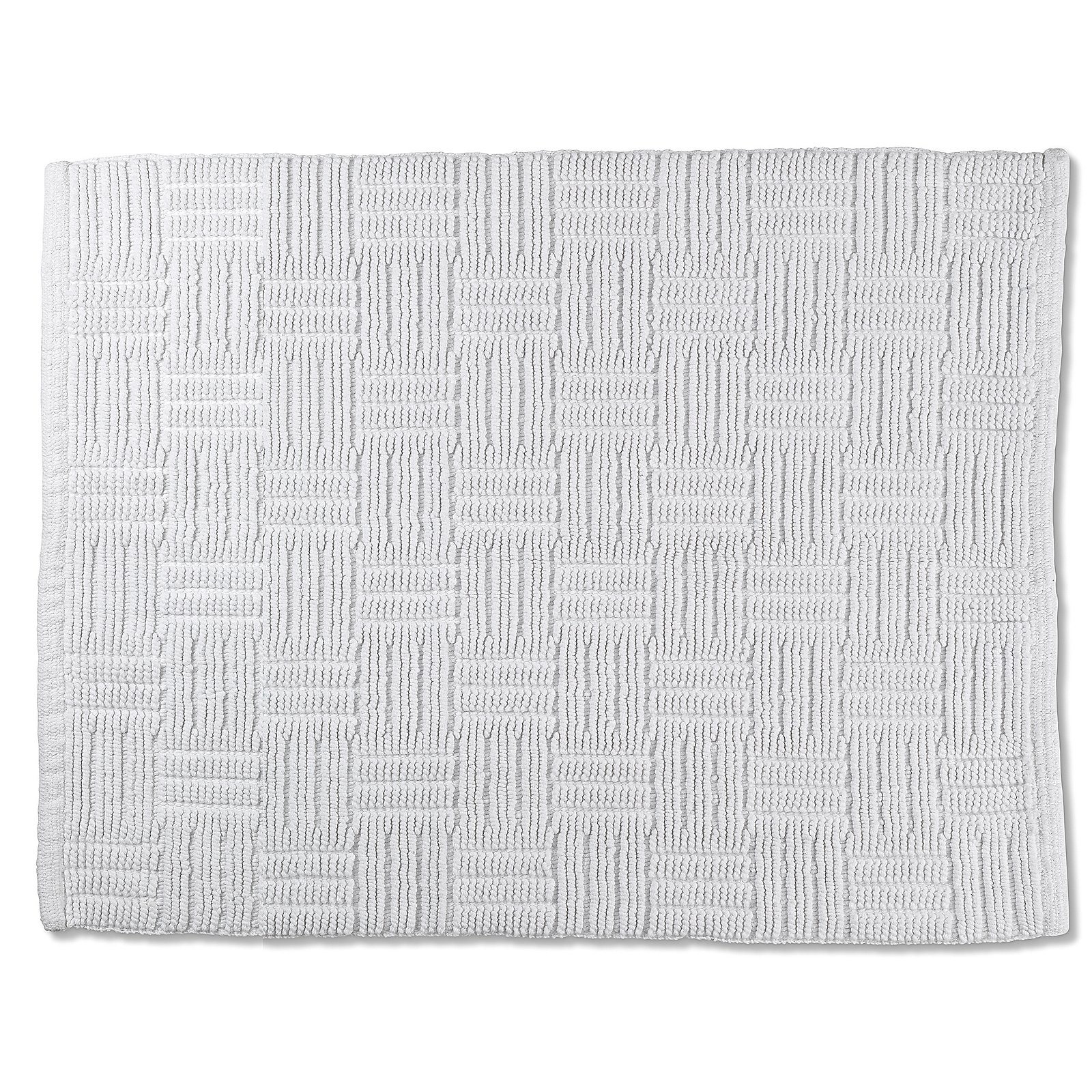 Badematte Leana weiß 100% Baumwolle