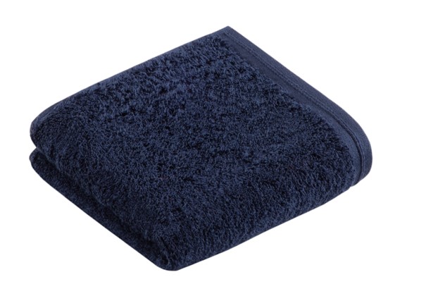 Gästetuch Vegan Life blau Frottee