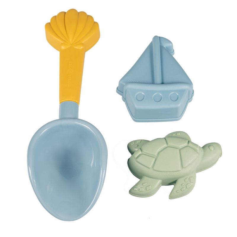 Stampi per sabbia con pala Little Dutch in plastica multicolore