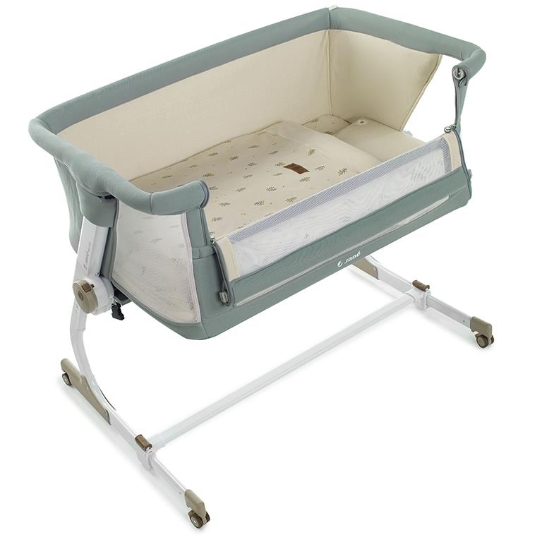 Beistellbett Babyside - III grün Polyester Stahl