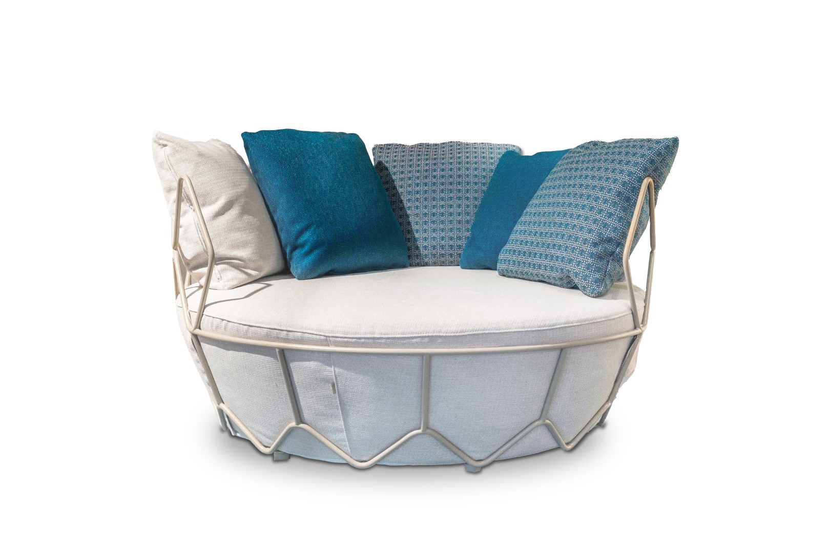 Outdoor Lounge-Sofa Gravity champagner Stoff