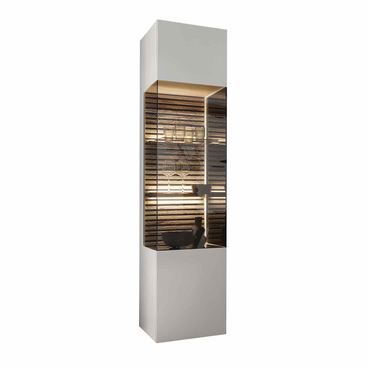 Vetrina in rovere Yonna