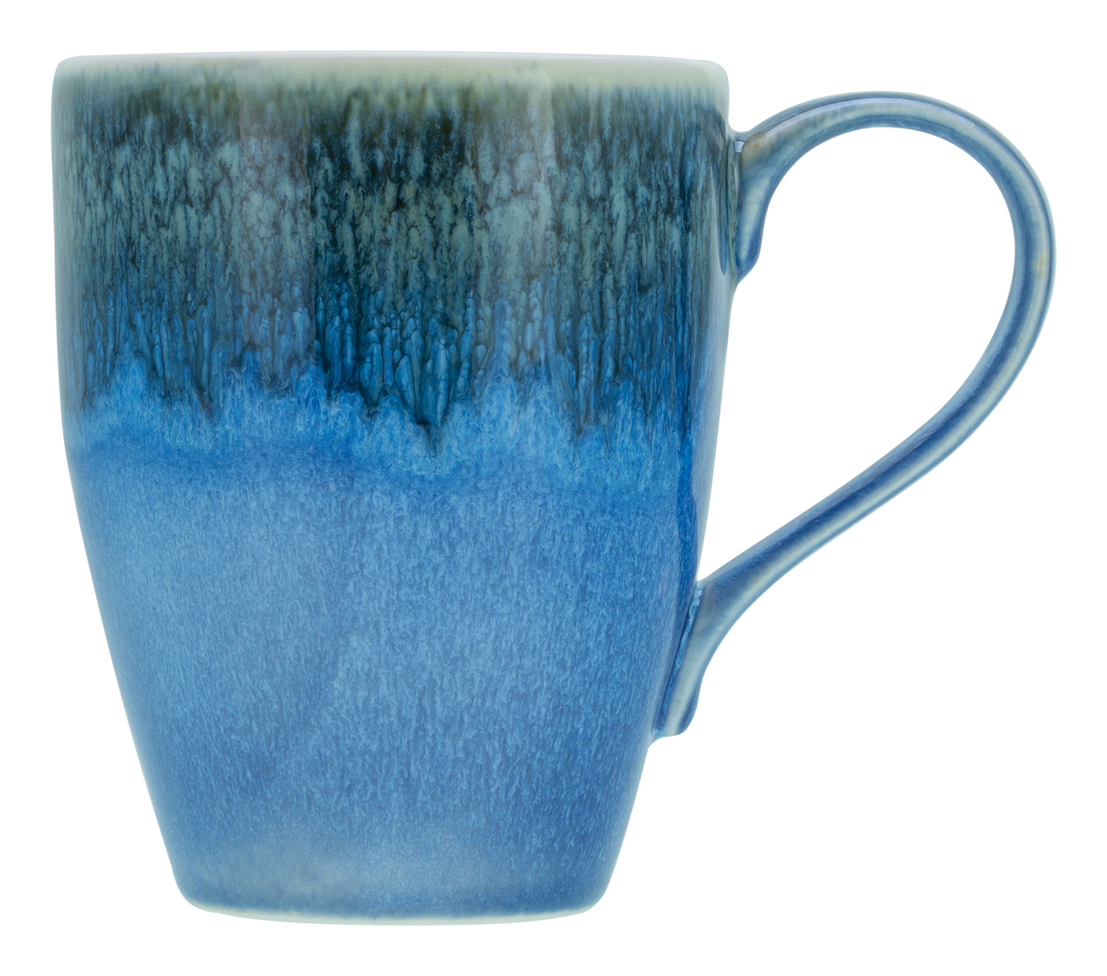 Kaffeebecher Caldera blau Steinzeug