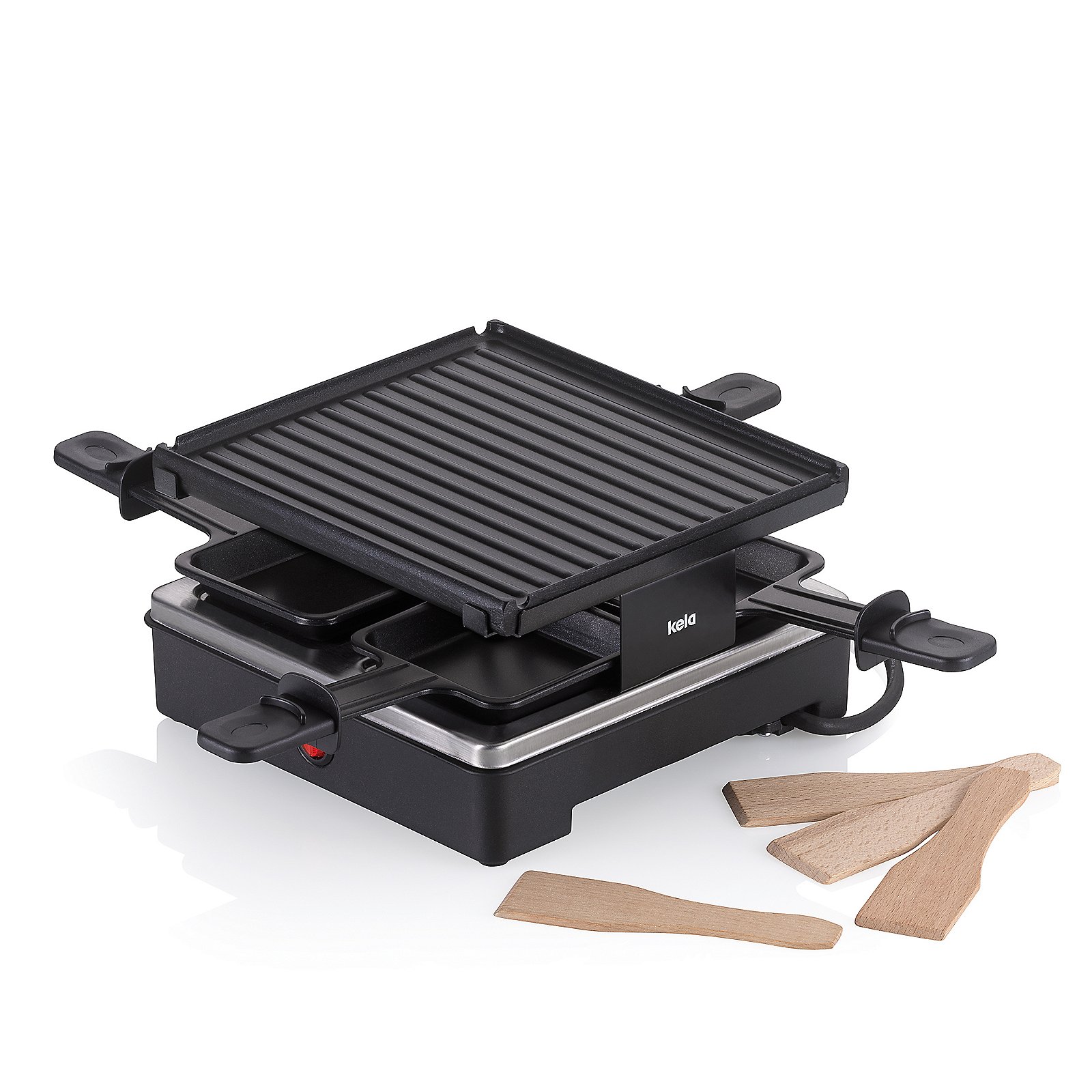 Raclette/grill Geneva schwarz Aluguss