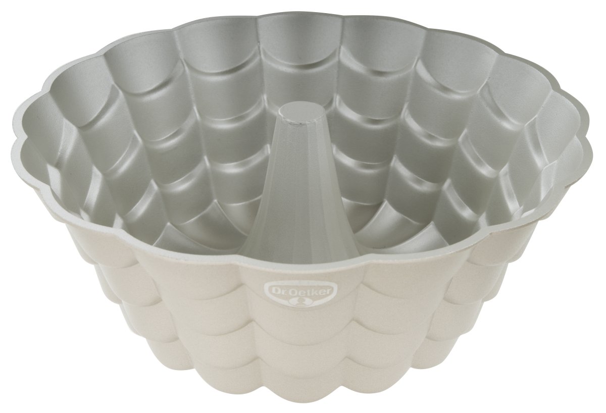 Gugelhupf Floral Back-Kunst grau Aluminium