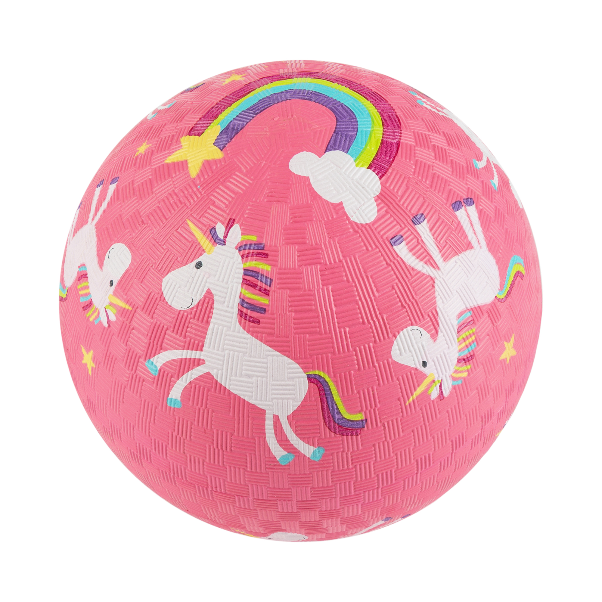 Kautschukball Einhorn rosa