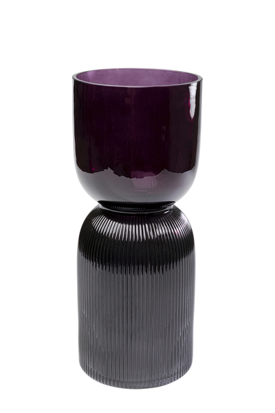 Vase Marvelous grau pink Glas