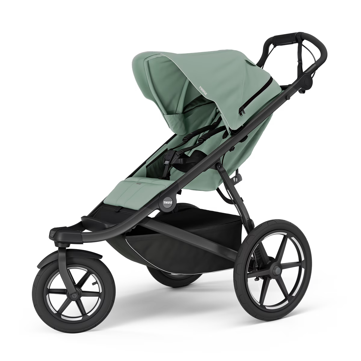 Carrozzina Urban Glide 3 verde acciaio alluminio nylon poliestere