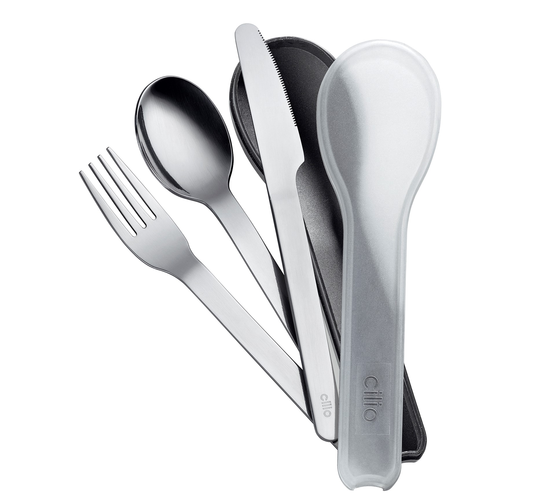 Besteckset Küchenprofi silber Edelstahl Kunststoff>