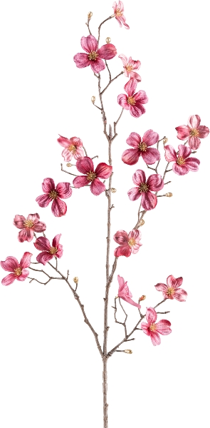 Kunstpflanze Cornus Gasper dunkelrosa Kunststoff