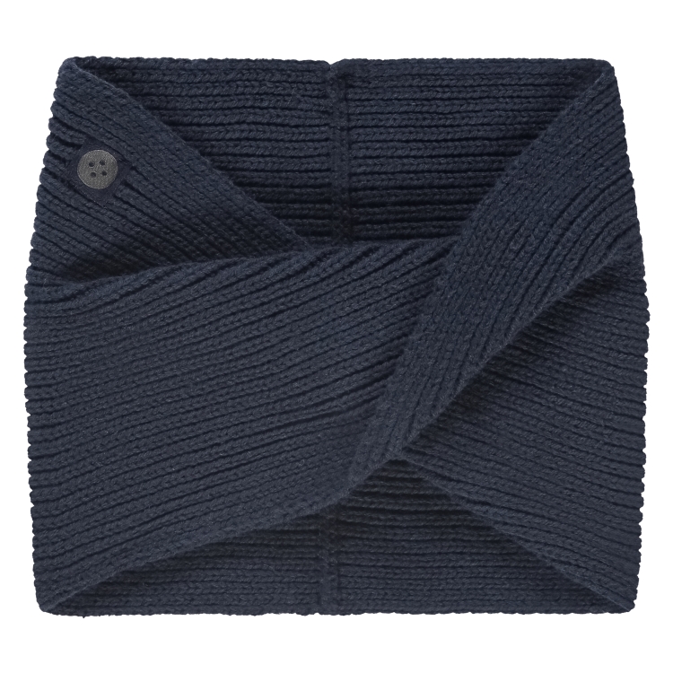 Stirnband Stains and Stories blau Baumwolle Acryl