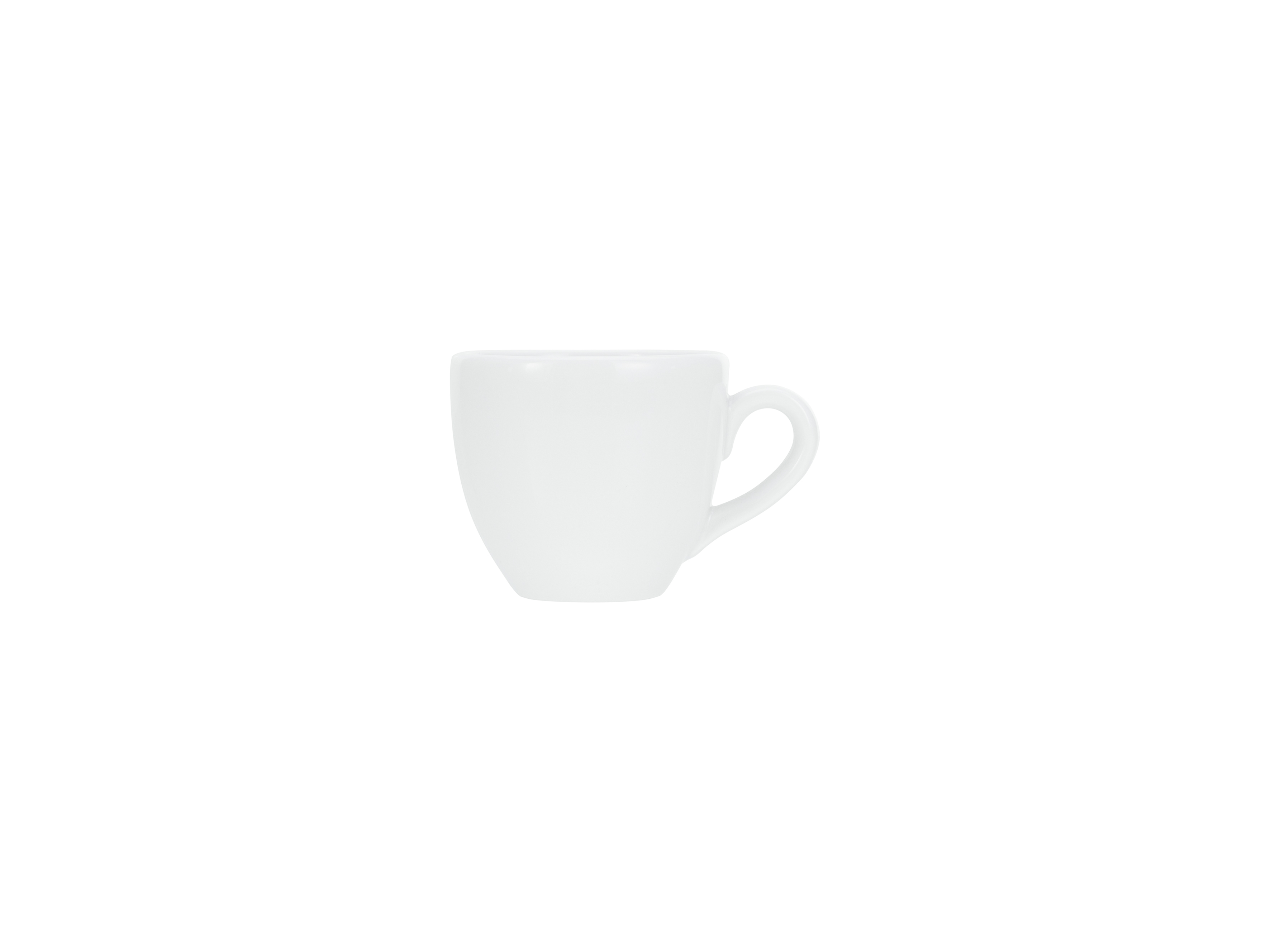 Espressoobere BISTROT Weiss B6,5/H5,5/D6,5cm