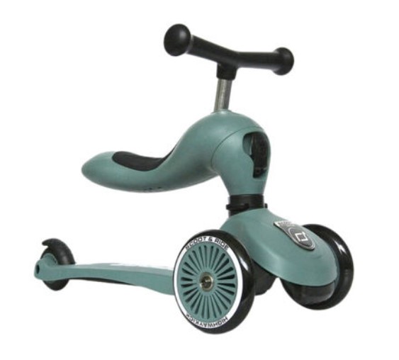 Highwaykick 1 Scoot and Ride Roller & Dreirad waldgrün