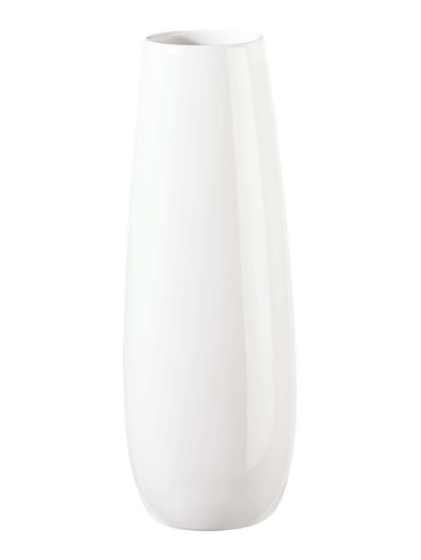 Vaso Easexl in gres lucido bianco