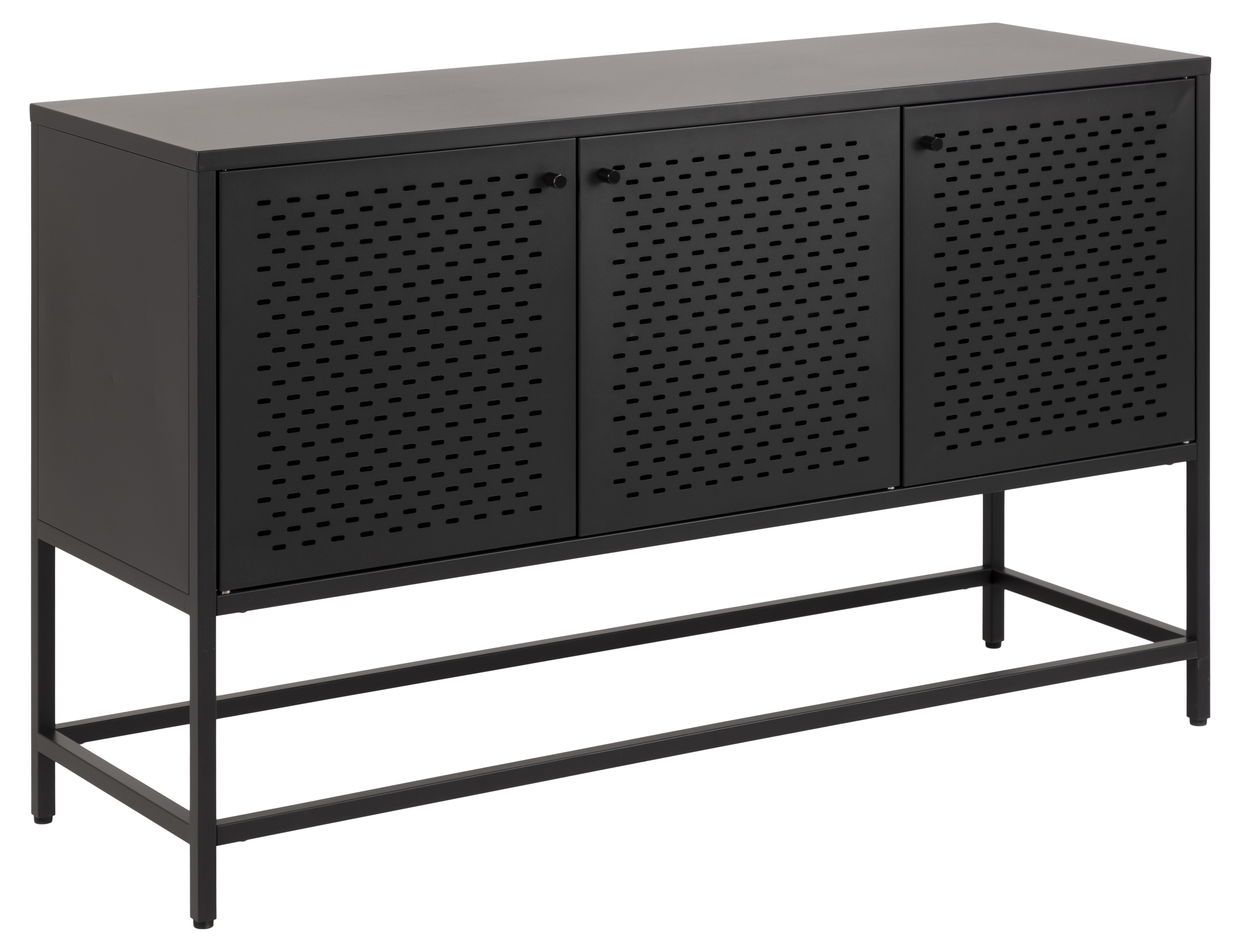 Anrichte Newcastle schwarz Metall