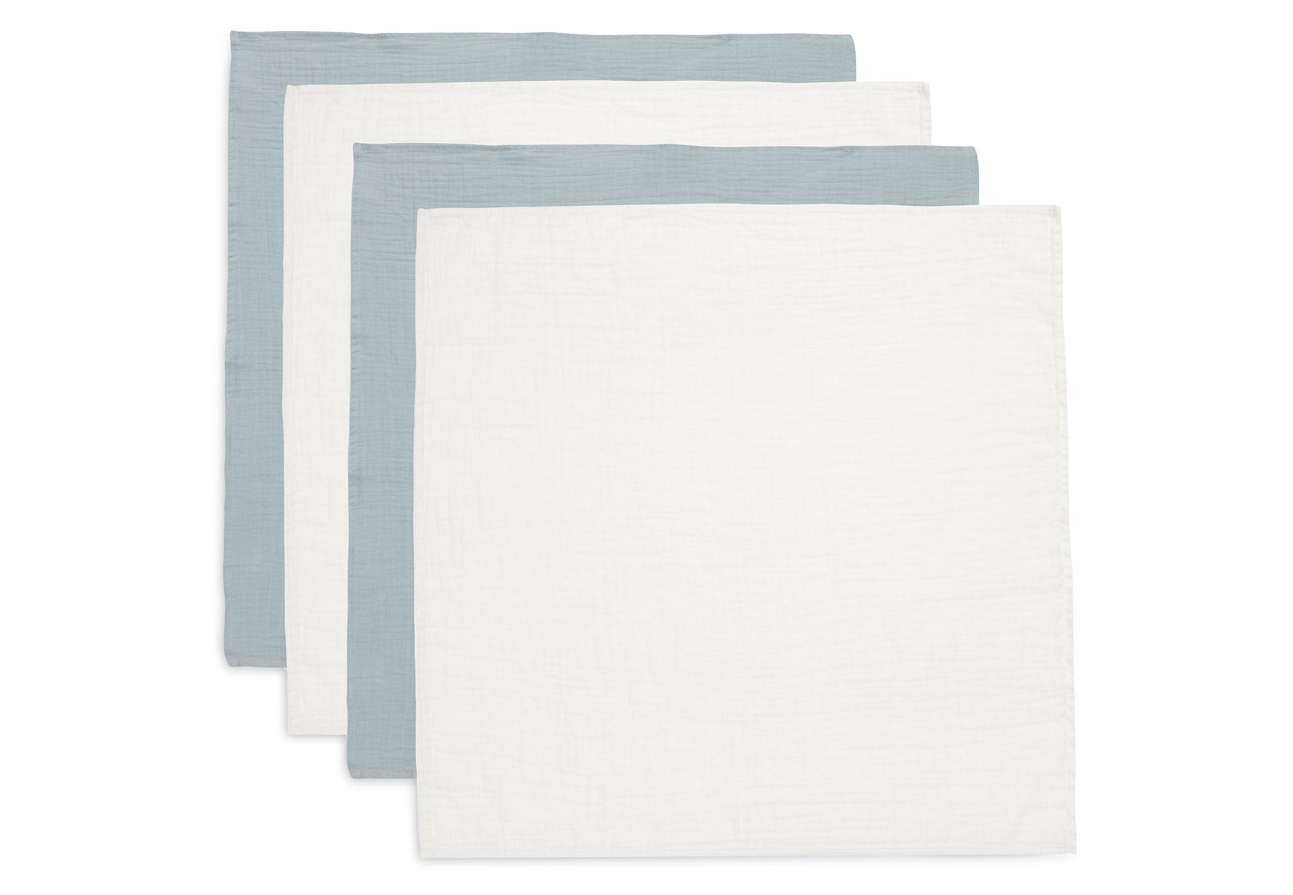 Spucktuch Basics grün weiß Baumwolle