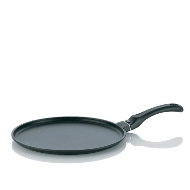 Padella per crêpe Kerros in alluminio fuso nero