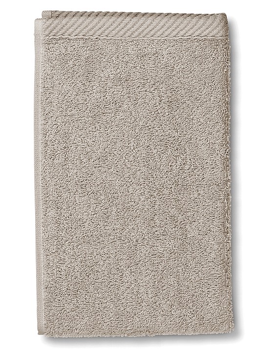 Gästetuch Ladessa silbergrau 100% Baumwolle