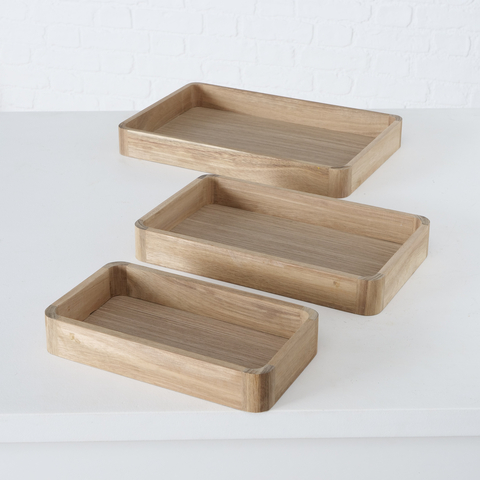 Tablett Elani braun Holz