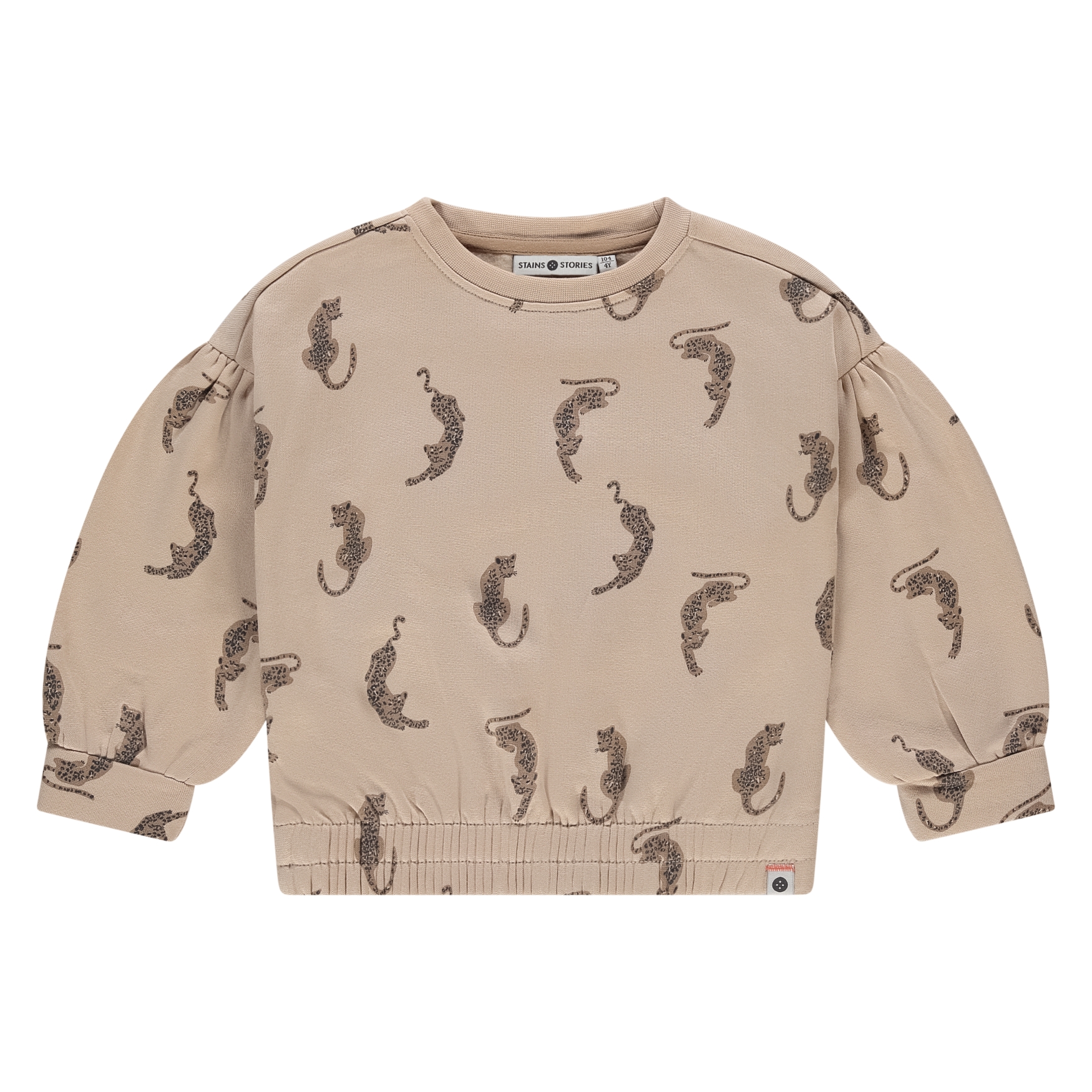 Sweat shirts Girls Stains and Stories beige Baumwolle
