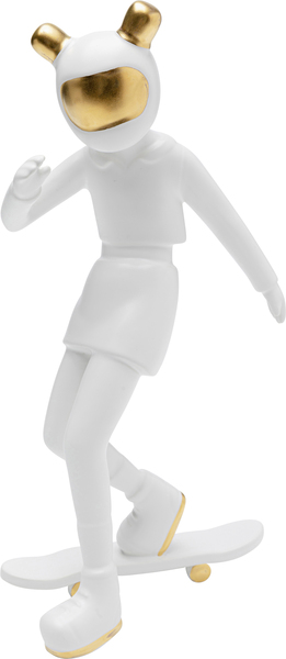 Deko Figur SKATINGASTRONAUT gold
