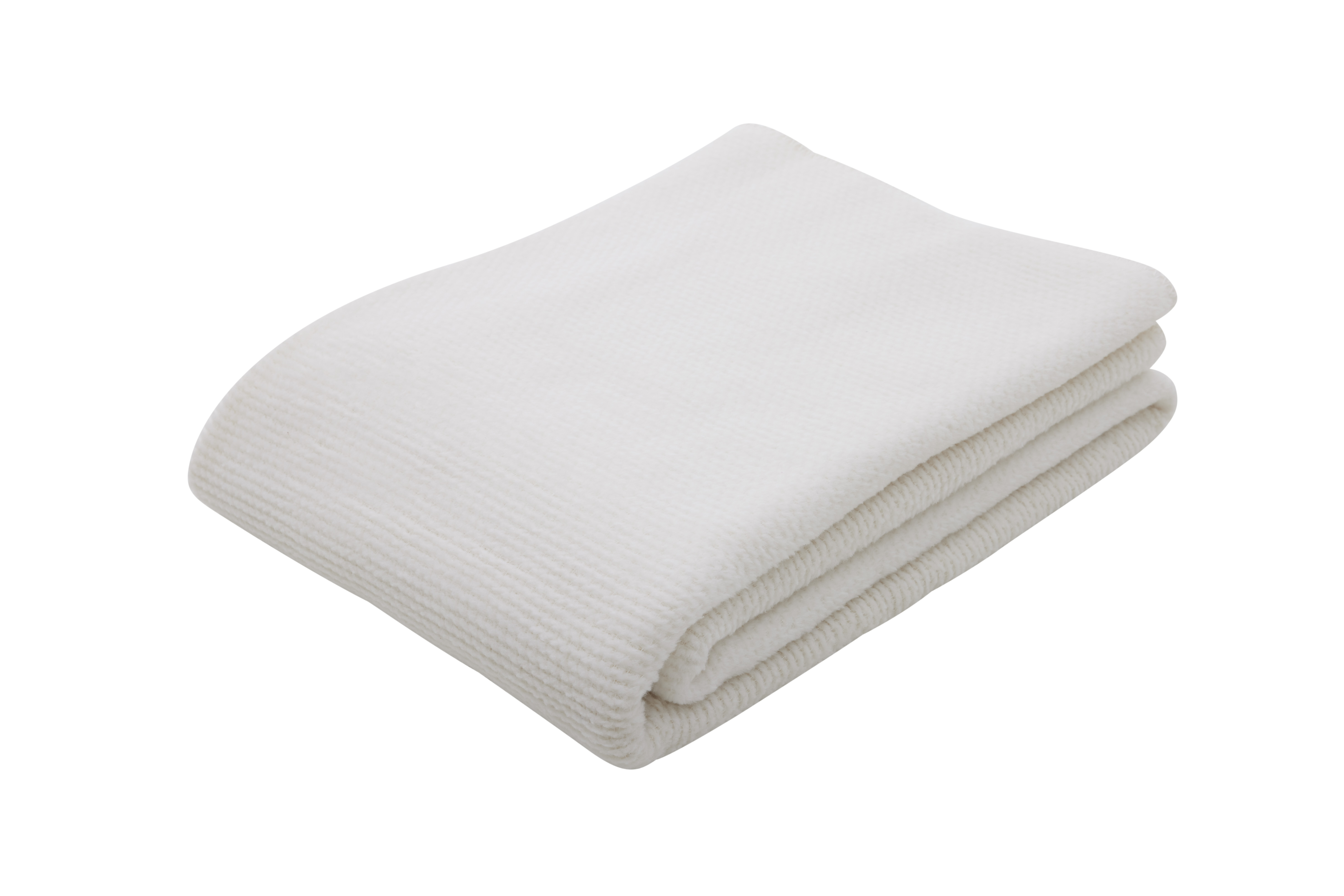 Coperta Roomio n. 9412 bianco cotone acrilico poliestere