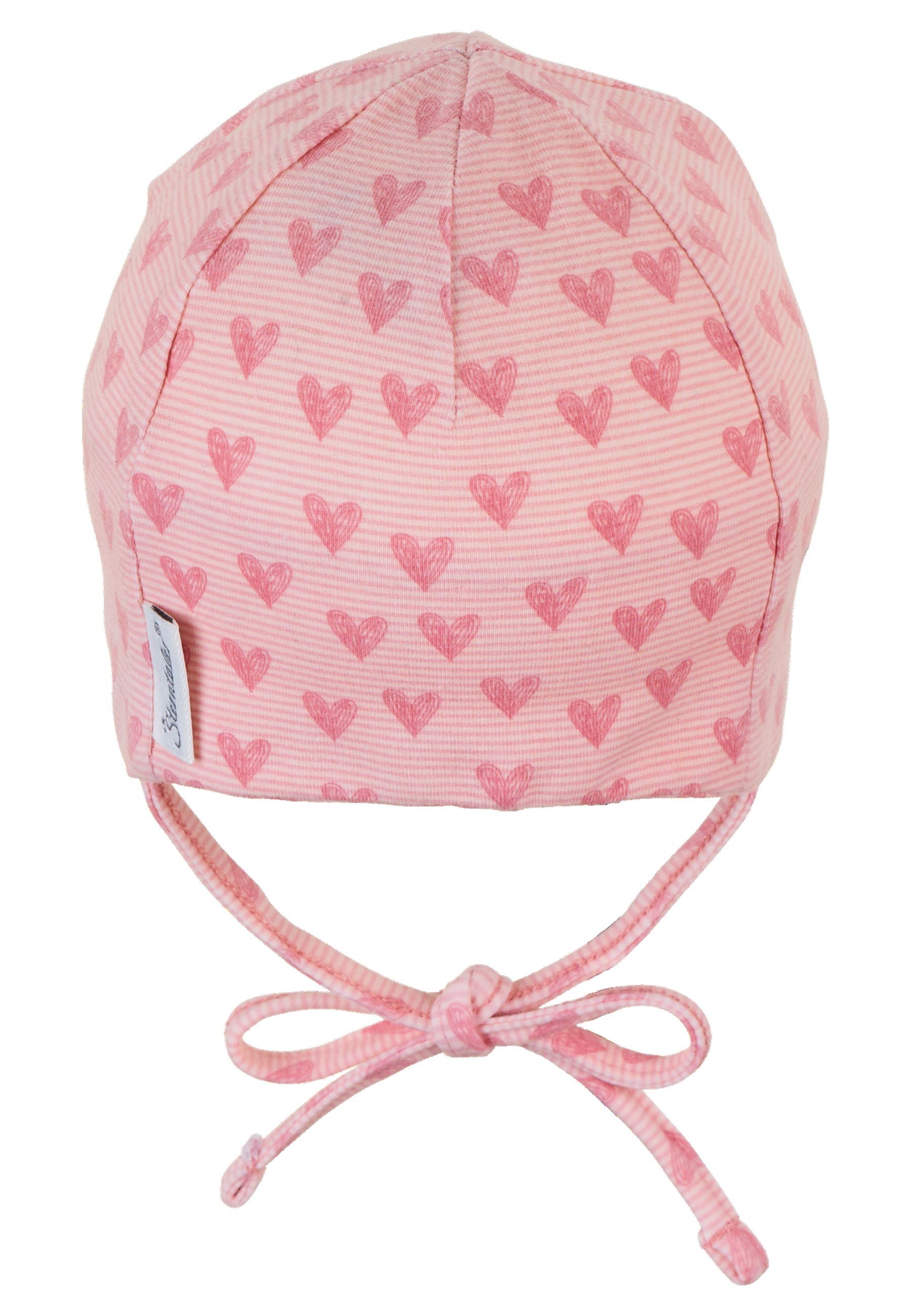 Beanie HERZEN Gr.37 Fb.748 rosa Mädchen