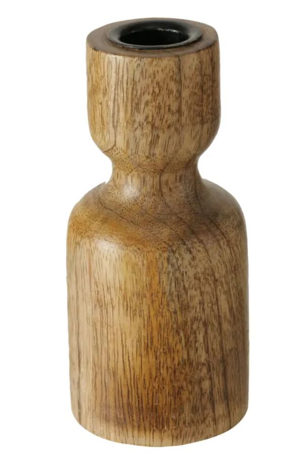 Kerzenhalter Szura braun Holz