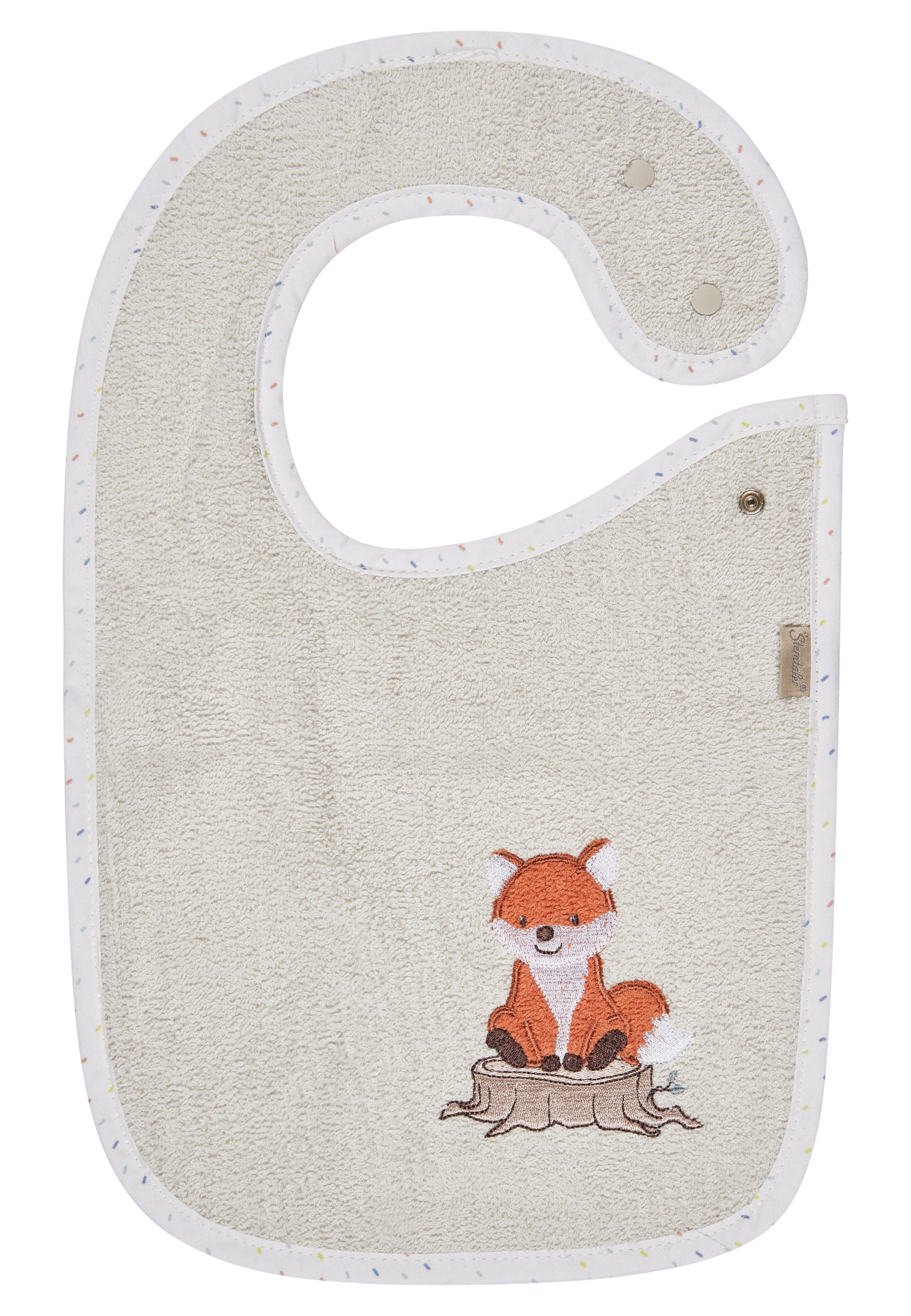 Lätzchen Einlage Filou lichtgrau Baumwolle