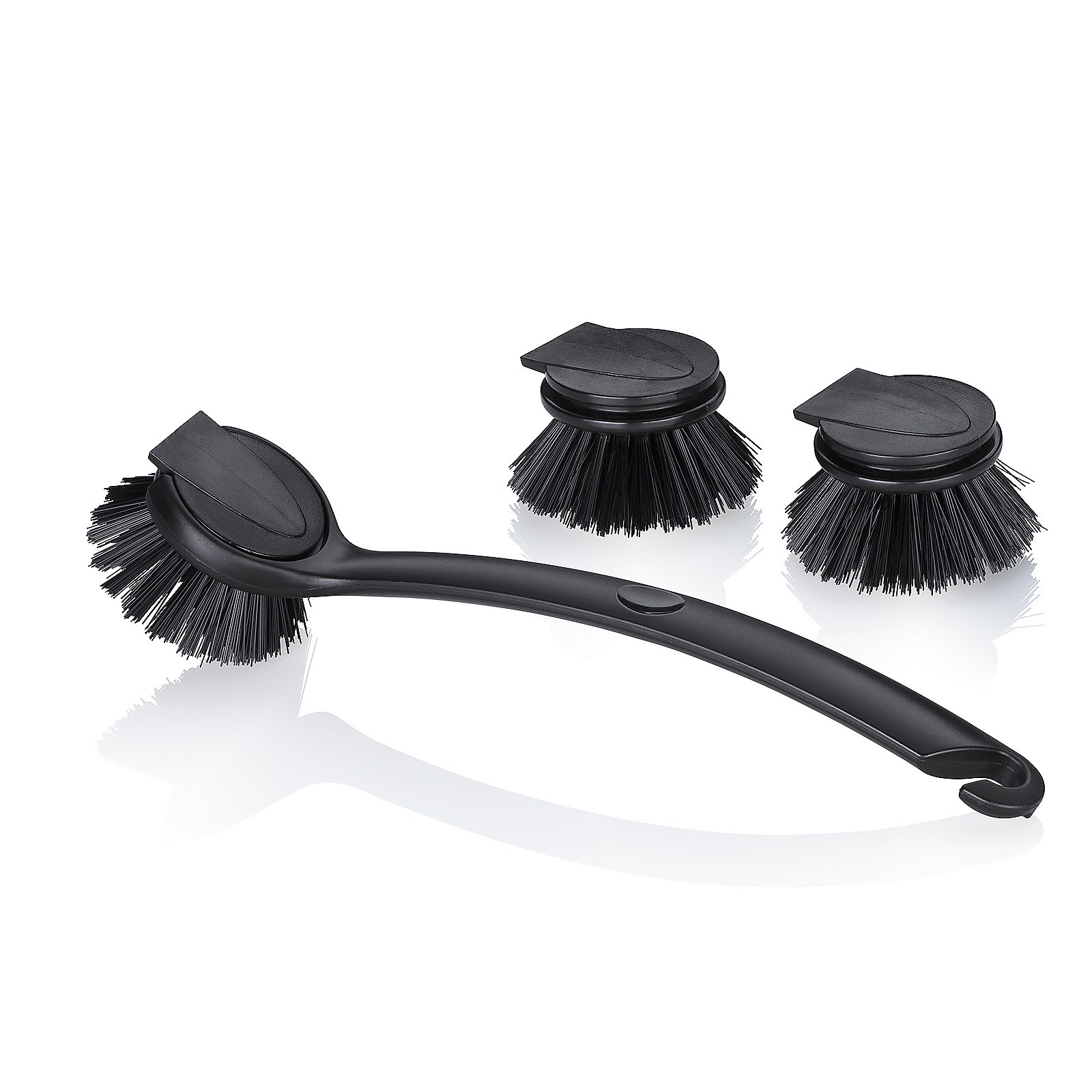 Spuelbuersten Set 4 tlg. Pit schwarz Kunststoff