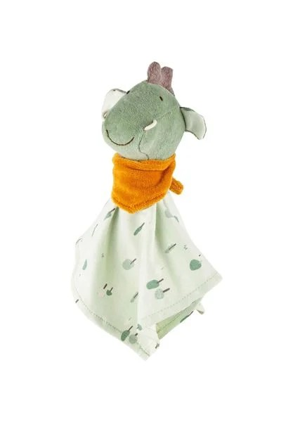 Schnuffeltuch Sigibaby Drache grün Baumwolle